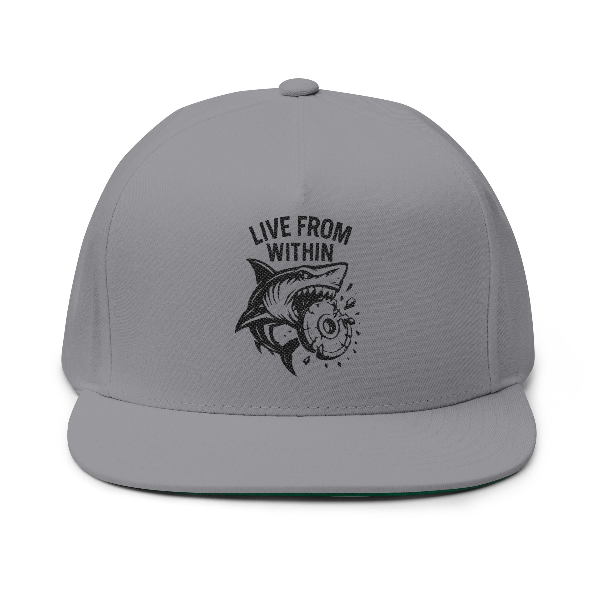 Flat Bill Cap (Embroidery)