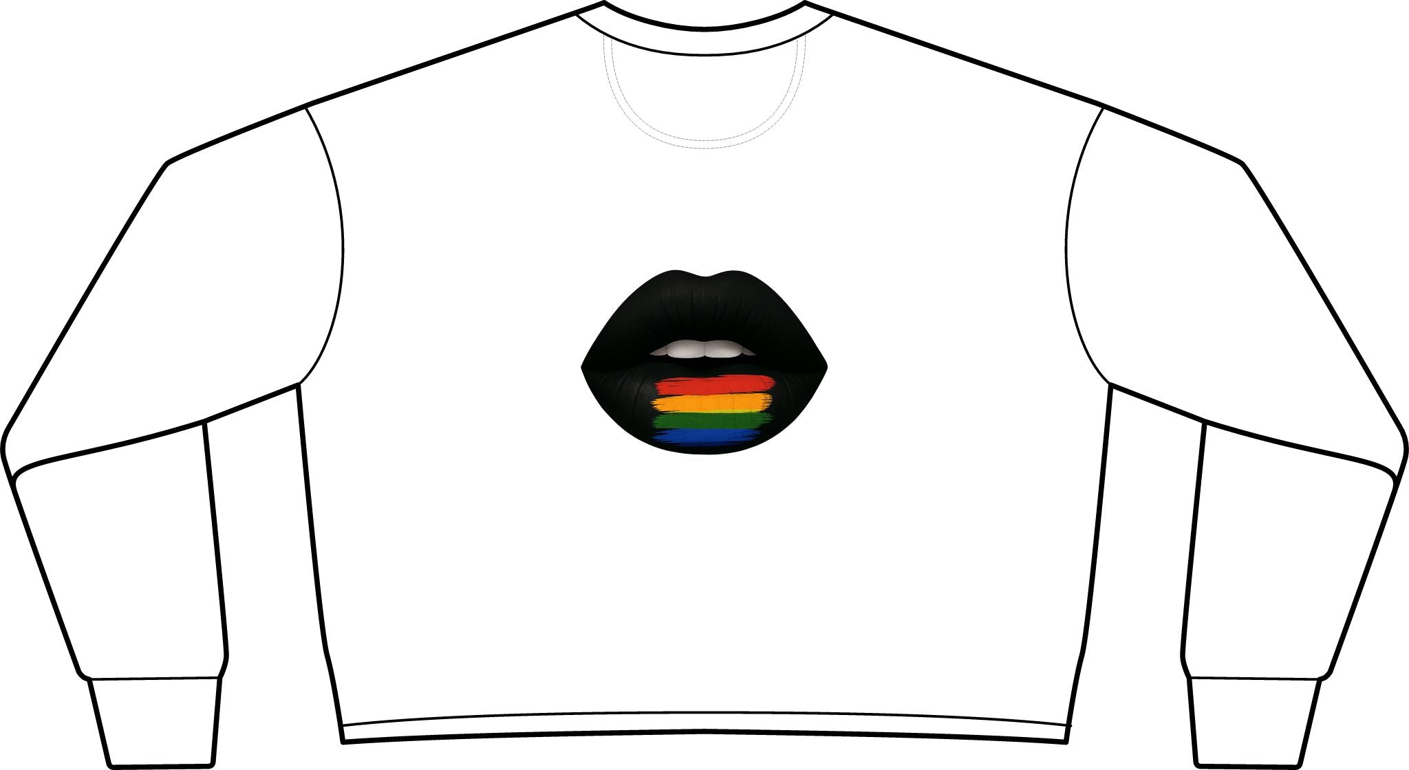 Women's Lightweight Crop Crewneck Sweatshirt