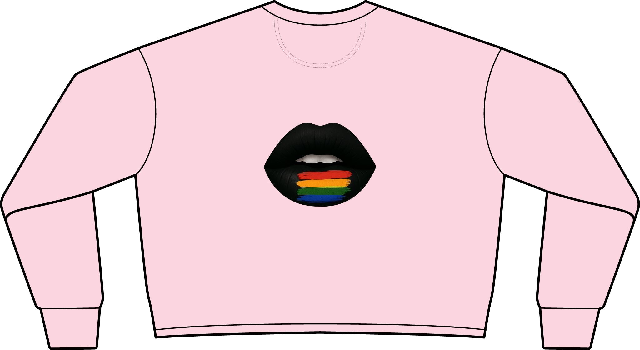Women's Lightweight Crop Crewneck Sweatshirt