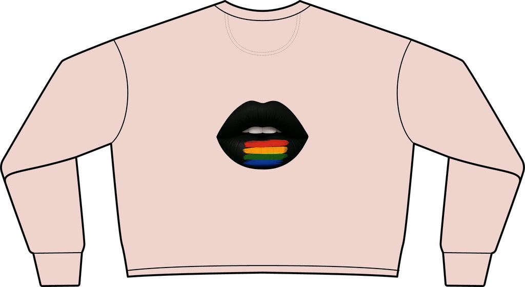 Women's Lightweight Crop Crewneck Sweatshirt