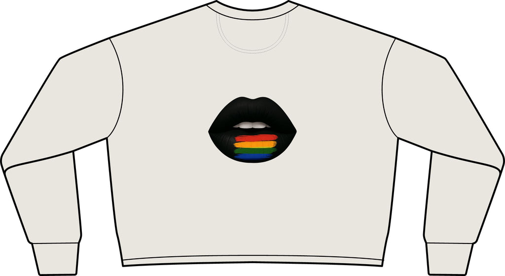 Women's Lightweight Crop Crewneck Sweatshirt