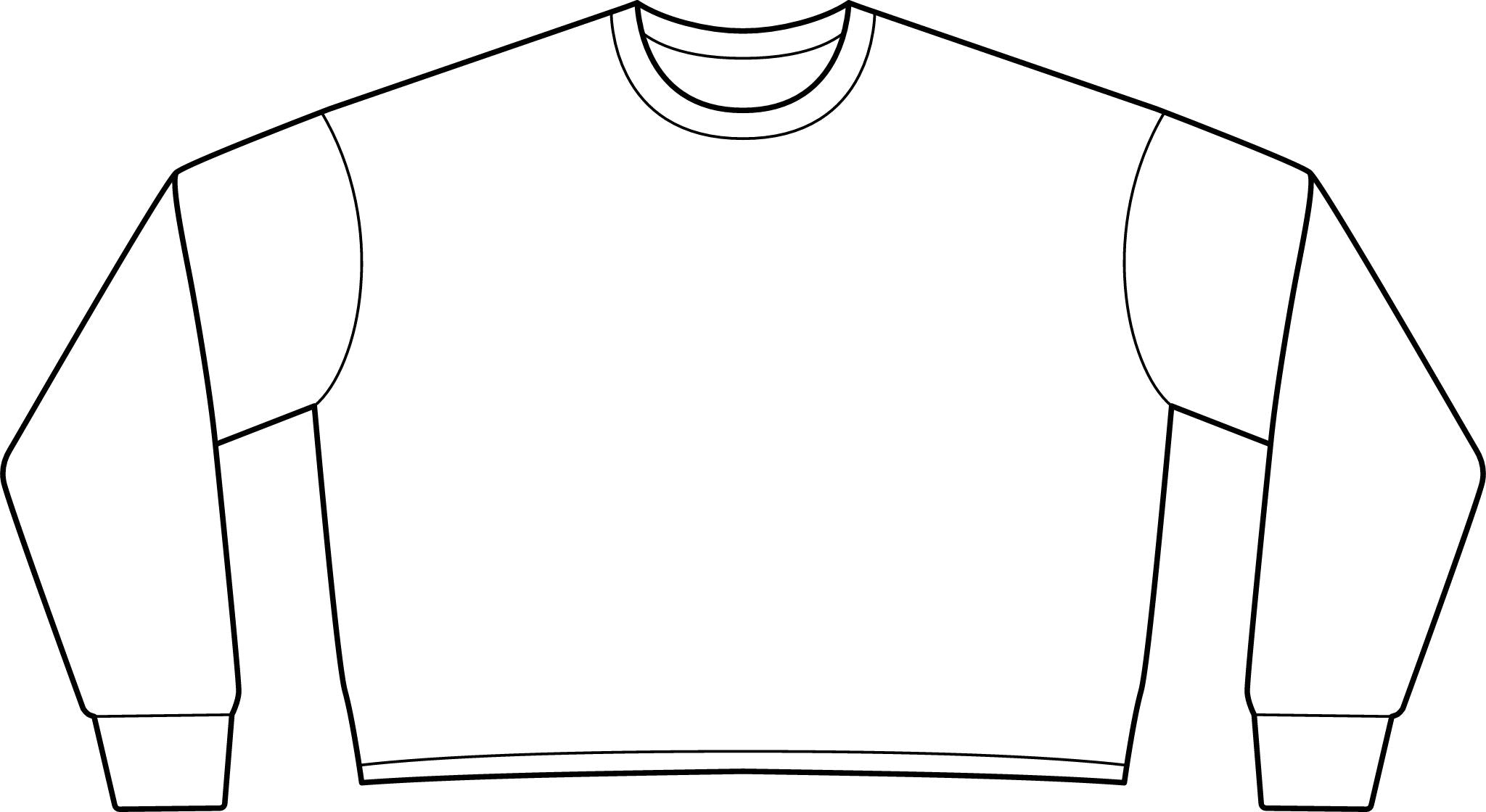 Women's Lightweight Crop Crewneck Sweatshirt