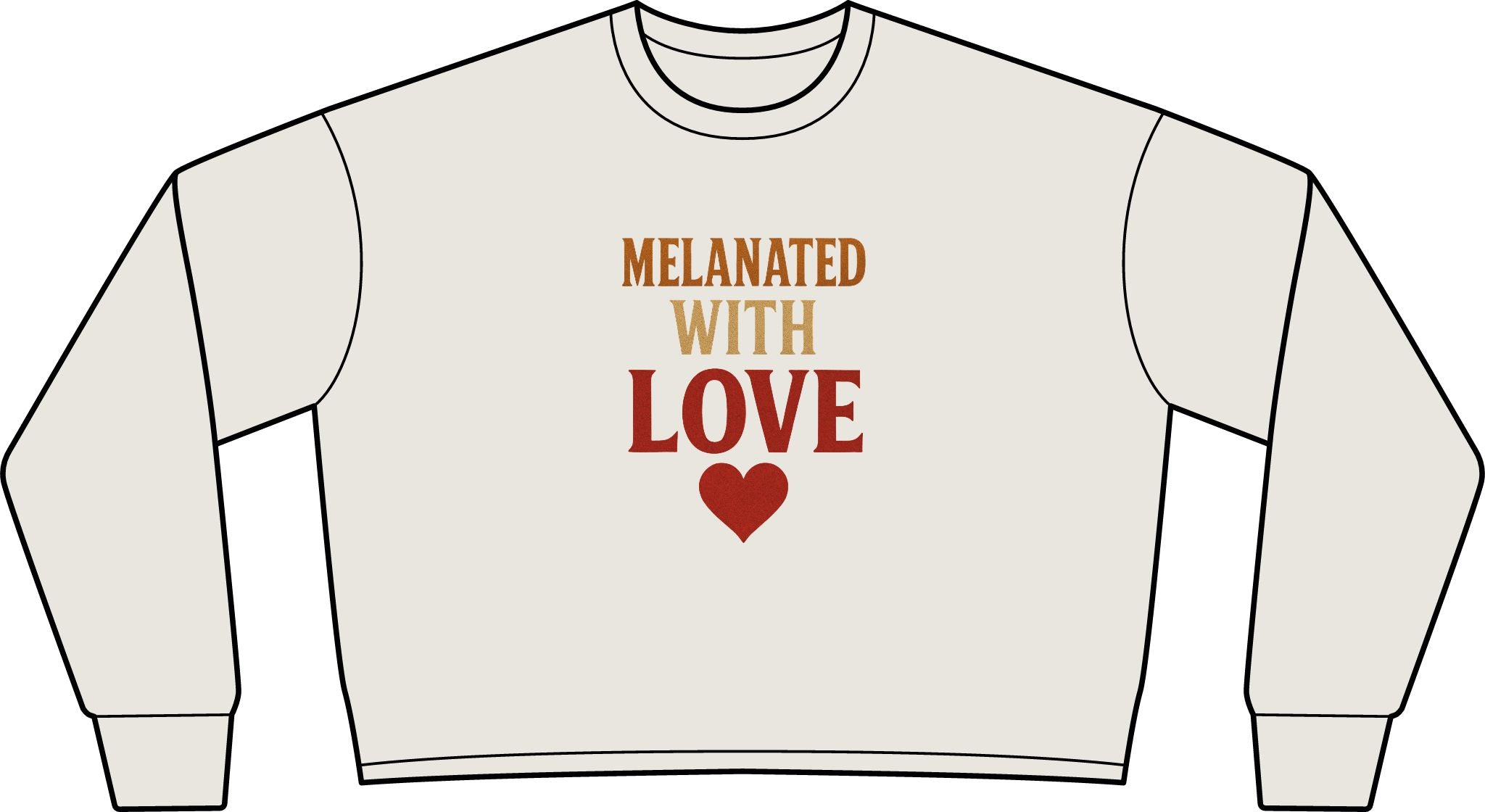 Women's Lightweight Crop Crewneck Sweatshirt