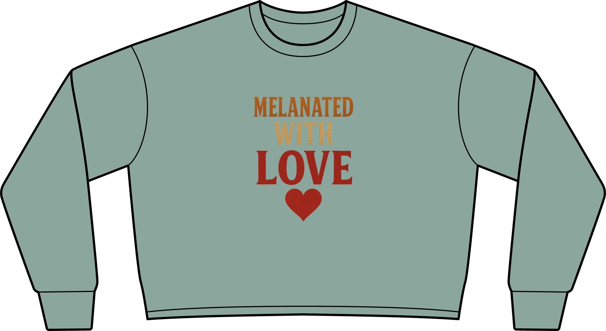 Women's Lightweight Crop Crewneck Sweatshirt