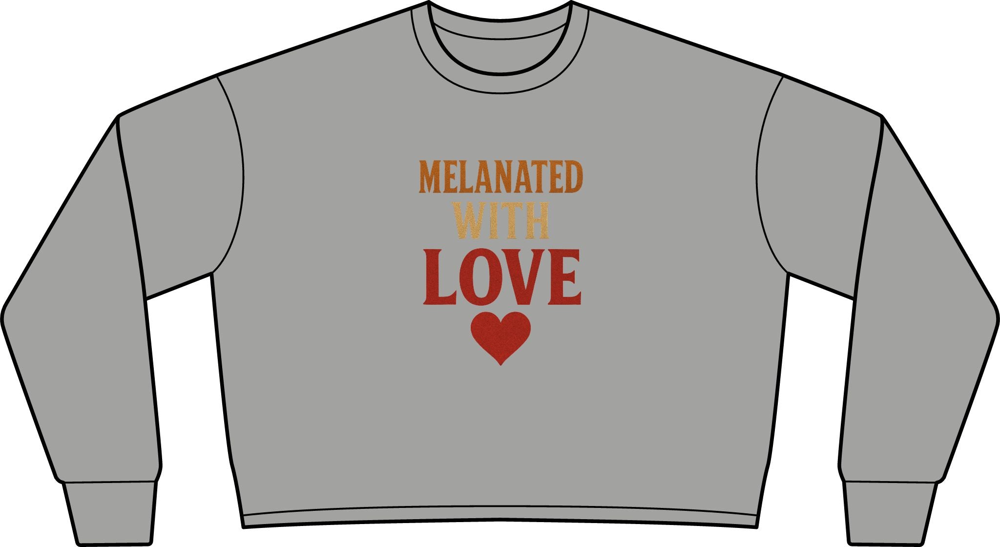 Women's Lightweight Crop Crewneck Sweatshirt