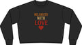 Women's Lightweight Crop Crewneck Sweatshirt